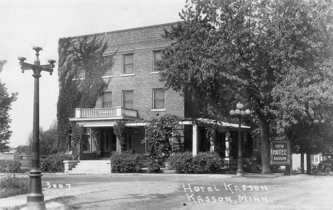 Hotel Kasson, Kasson Minnesota, 1910's