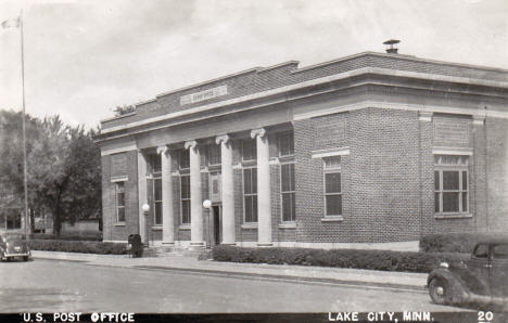 US Post Office, Lake City Minnesota, 1940's