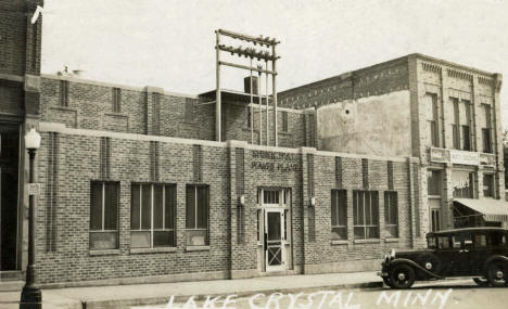 Municipal Power Plant, Lake Crystal Minnesota, 1930's