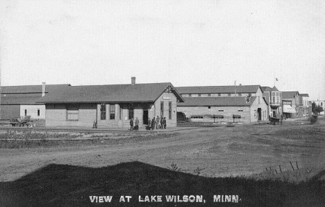 View at Lake Wilson Minnesota, 1915