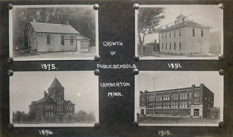 Growth of Public Schools, Lamberton Minnesota, 1916