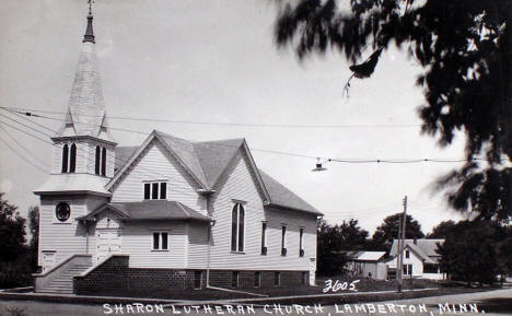 Sharon Lutheran Church, Lamberton Minnesota, 1940's