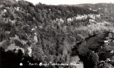 North Bluff, Lanesboro Minnesota, 1940's