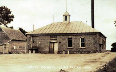 Farmers Creamery, Lester Prairie Minnesota, 1930's