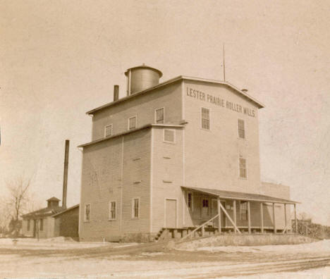 Lester Prairie Roller Mill, LEster Prairie Minnesota, 1910