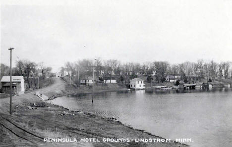 Peninsula Hotel Grounds, Lindstrom Minnesota, 1920's