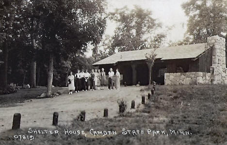 Shelter House, Camden State Park, Lynd Minnesota, 1940's