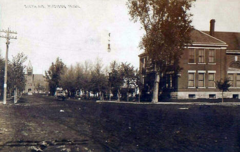 Sixth Avenue, Madison Minnesota, 1913