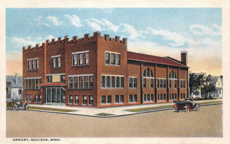 Armory, Madison Minnesota, 1920's