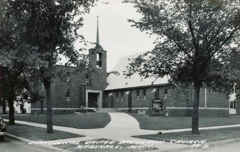 Evangelical United Brethren Church, Marshall Minnesota, 1950's