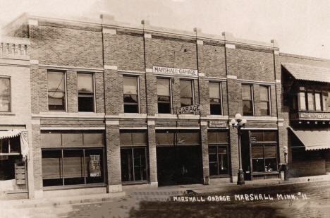 Marshall Garage, Marshall Minnesota, 1916