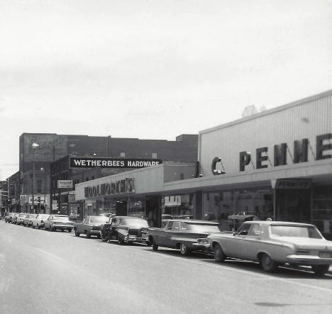 Street scene, Marshall Minnesota, 1965