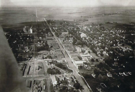 Aerial view, Marshall Minnesota, 1927