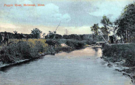 Popple River, McIntosh Minnesota, 1910