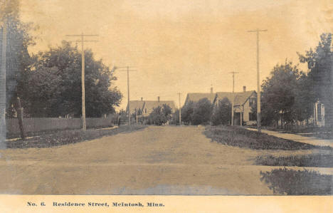 Residence Street, MicIntosh Minnesota, 1915