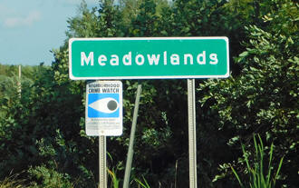 Meadowlands sign