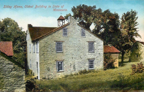 Sibley House, Mendota Minnesota, 1908