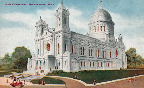 New Cathedral (now the Basilica), Minneapolis Minnesota, 1915