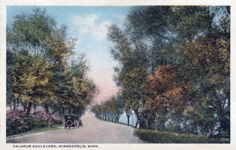 Calhoun Boulevard, Minneapolis Minnesota, 1919