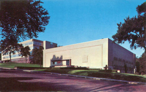 Walker Art Center and North American Life and Casalty Building, Lyndale and Hennepin Avenues, Minneapolis Minnesota, 1950's