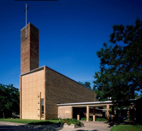 Christ Lutheran Church, 3244 34th Avenue South, Minneapolis Minnesota, 1980's