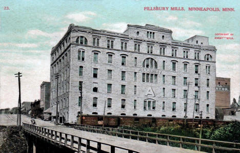 Pillsbury Mills, Minneapolis Minnesota, 1909
