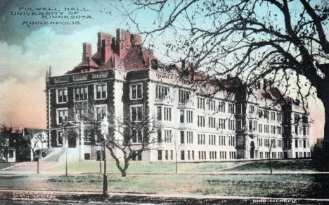Folwell Hall, University of Minnesota, Minneapolis Minnesota, 1908