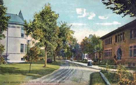 Main approach to the Soldiers Home, Minneapolis Minnesota, 1908