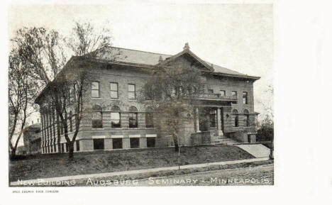 New Building, Augsburg Seminary, Minneapolis Minnesota, 1907