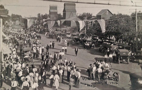 Independence Day Parade, Minneota Minnesota, 1914