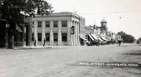Main Street, Minneota Minnesota, 1920's