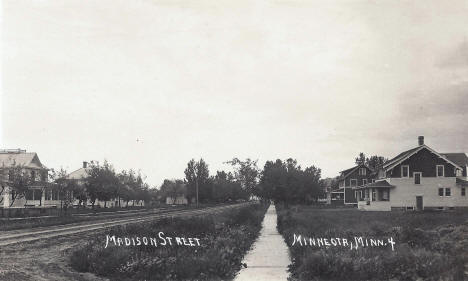 Madison Street, Minneota Minnesota, 1910's