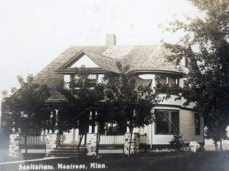 Sanitarium, Montrose Minnesota, 1909