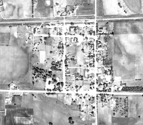 Aerial photo, Montrose Minnesota, 1940