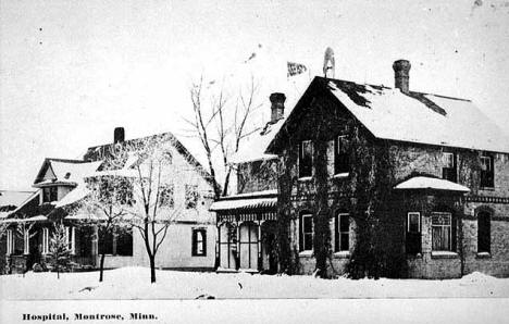 Hospital, Montrose Minnesota, 1913