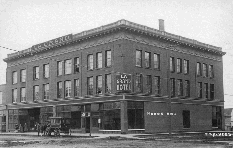 La Grand Hotel, Morris Minnesota, 1910's