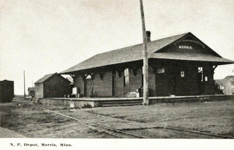 Northern Pacific Depot, Morris Minnesota, 1910's