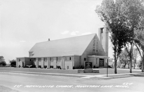 First Mennonite Church, Mountain Lake Minnesota, 1950's