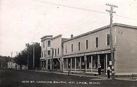 Tenth Street looking South, Mountain Lake Minnesota, 1903