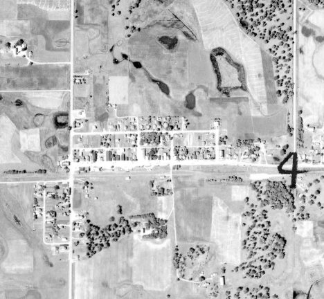 Aerial Map, New Germany Minnesota area, 1951