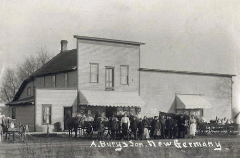 A. Bury and Son, New Germany Minnesota, 1910's