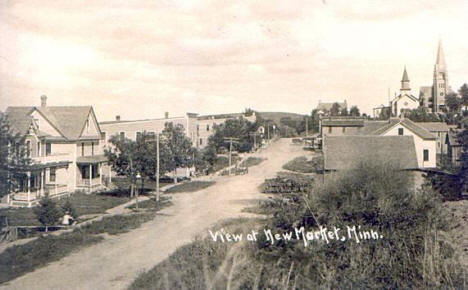 Street scene, New Market Minnesota, 1910's