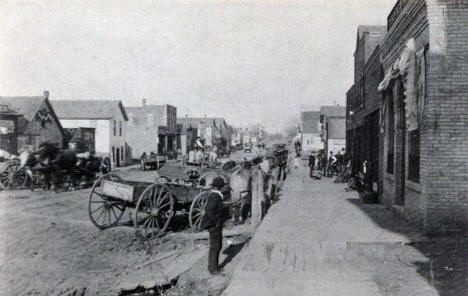 Main Street, New Prague Minnesota, 1890's