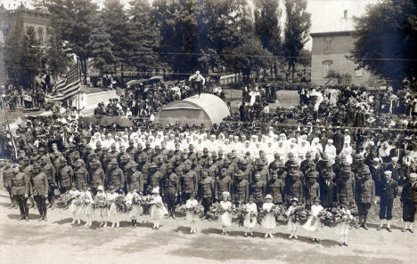 Memorial Day Celebration, New Prague, Minnesota, 1919