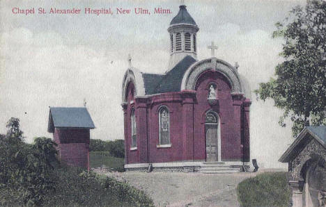 Chapel, St. Alexander Hospital, New Ulm Minnesota, 1908