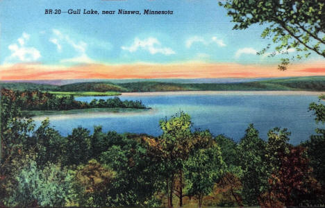 Gull Lake near Nisswa Minnesota, 1938