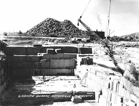 Granite Quarry, Ortonville Minnesota, 1940