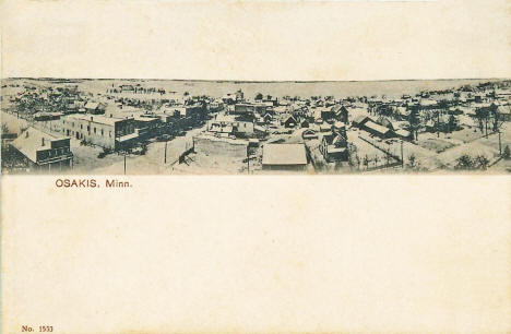 Panoramic view, Osakis Minnesota, 1904