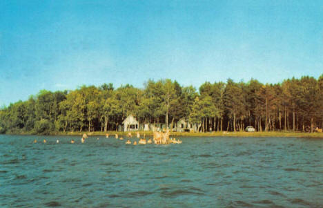 Northern Pines Assembly Grounds on Fish Hook Lake, Park Rapids Minnesota, 1958