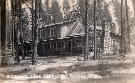 Northern Pines Camp, Park Rapids Minnesota, 1934